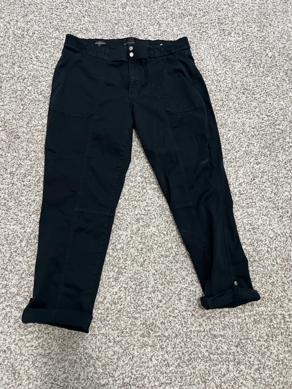 White House Black Market Black Stretch Cargo Pants. MAKE OFFER